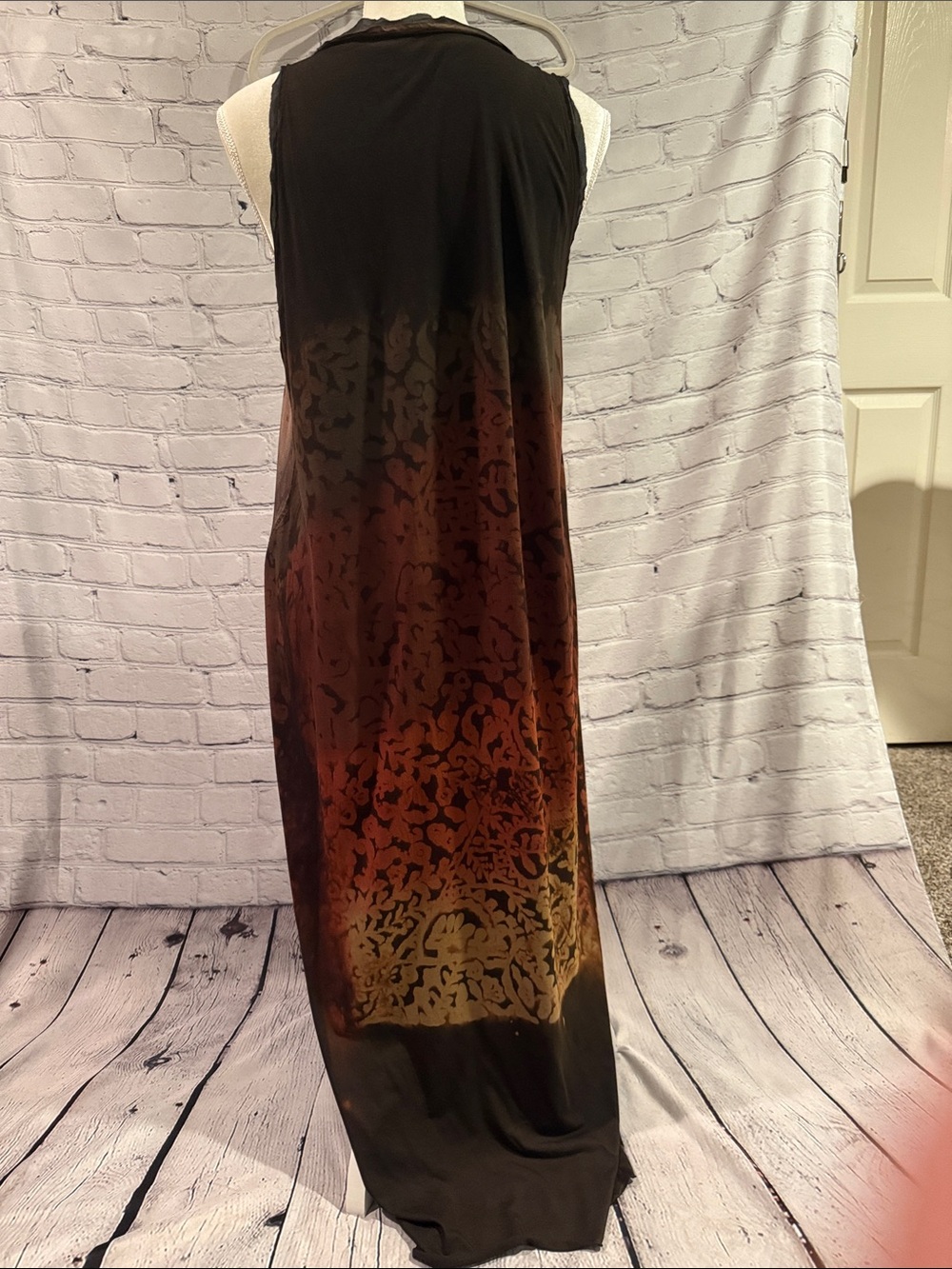 Marika Charles Hand-dyed Sleeveless Maxi Dress - Picture 4 of 5